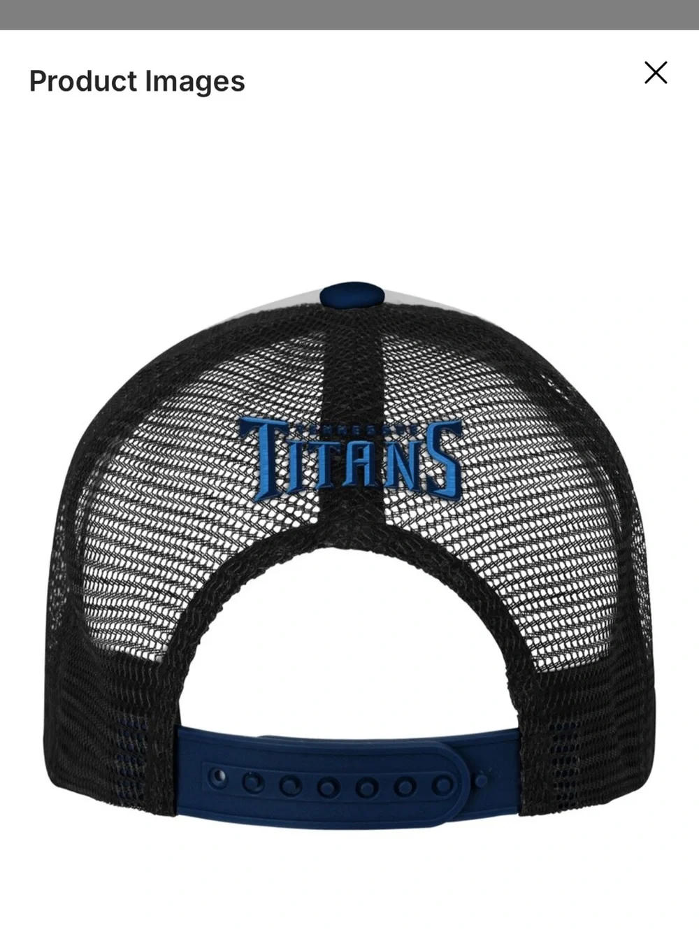 NWT/SEALED -YOUTH Tennessee Titans Hat - White and Navy